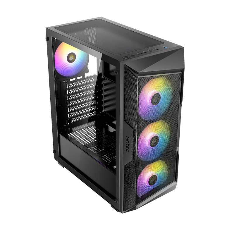 Antec AX61 ELITE ATX ARGB Mid-Tower Gaming Chassis - Black - Black