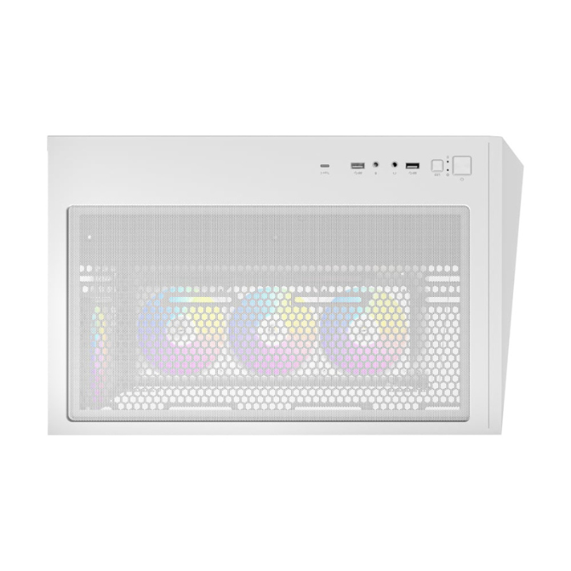 Antec C5 ARGB ATX DUAL Mid Tower Gaming Chassis White - White