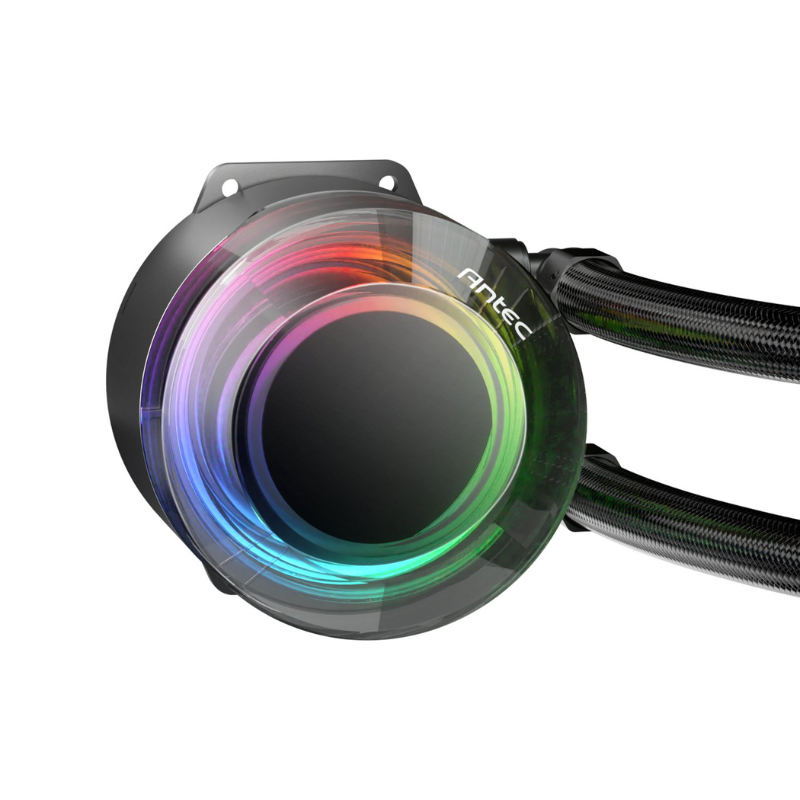 Antec VORTEX LUM 240 ARGB AIO CPU Liquid Cooler Black - Black