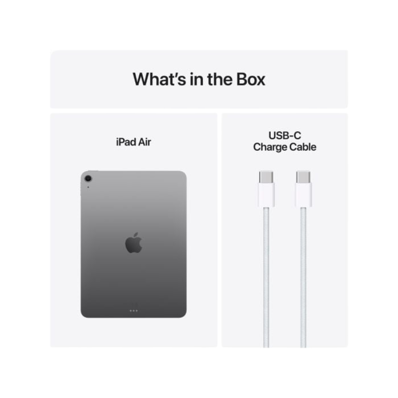 Apple iPad Air 11 inch M3 WiFi e-SIM 128GB 5G - Space Grey - Grey
