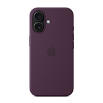 Apple iPhone 16 Plus Silicone Case with MagSafe - Plum - Red