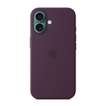 Apple iPhone 16 Plus Silicone Case with MagSafe - Plum - Red