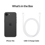 Apple iPhone 16e 128GB - Black - Black