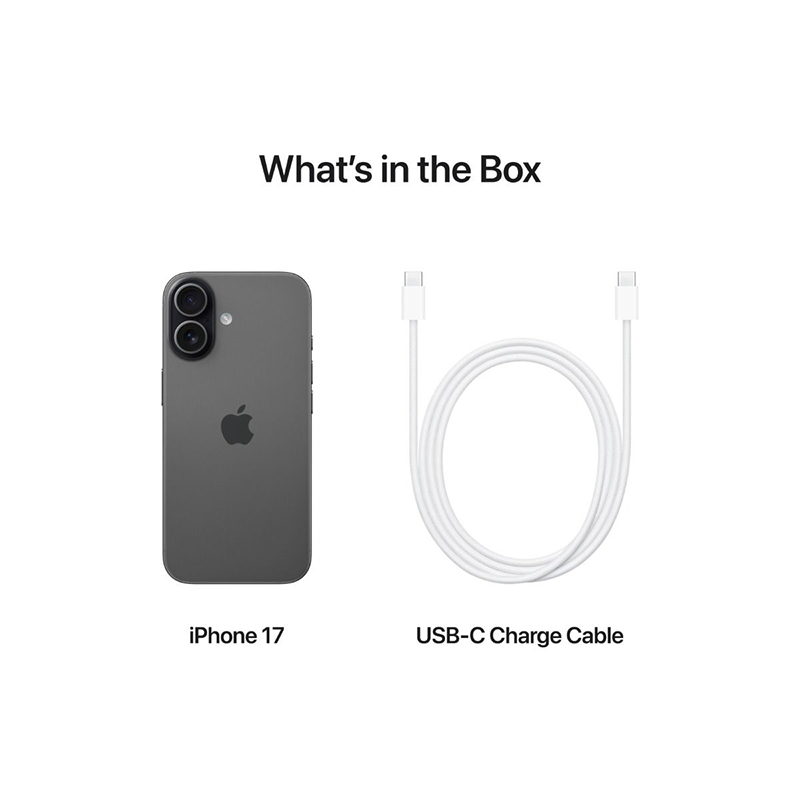 Apple iPhone 17 5G 256GB - Black - Black