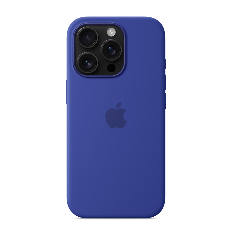Apple iPhone¬¨‚Ä†16 Pro Silicone Case with MagSafe - Ultramarine Blue - Blue