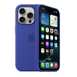 Apple iPhone¬¨‚Ä†16 Pro Silicone Case with MagSafe - Ultramarine Blue - Blue