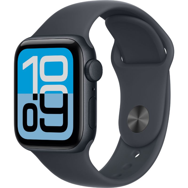 Apple Watch SE 3 GPS 40mm Smartwatch Aluminium Case With Sport Band S/M - Midnight - Midnight