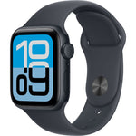 Apple Watch SE 3 GPS 40mm Smartwatch Midnight Aluminium Case With Sport Band S/M - Midnight - Midnight