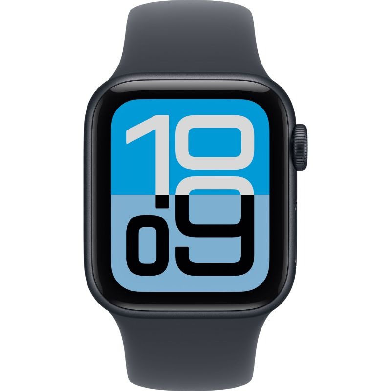 Apple Watch SE 3 GPS 40mm Smartwatch Midnight Aluminium Case With Sport Band S/M - Midnight - Midnight