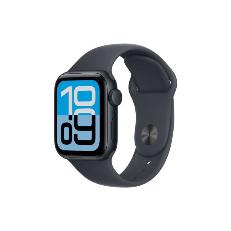 Apple Watch SE 3 GPS + Cellular 44mm Smartwatch Midnight Aluminium Case With Sport Band M/L - Midnight - Midnight