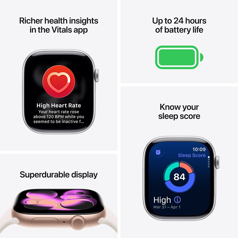Apple Watch Series 11 GPS & Cellular 42mm - Rose Gold - Small / Medium (130 - 180mm) - Rose Gold