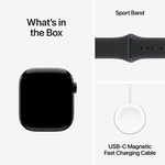 Apple Watch Series 11 GPS & Cellular 46mm - Jet Black - Medium / Large (160 - 210mm) - Black