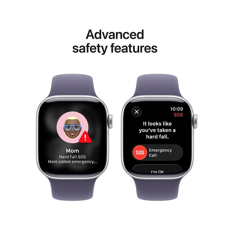 Apple Watch Series 11 GPS & Cellular 46mm - Silver - Medium / Large (160 - 210mm) - Silver
