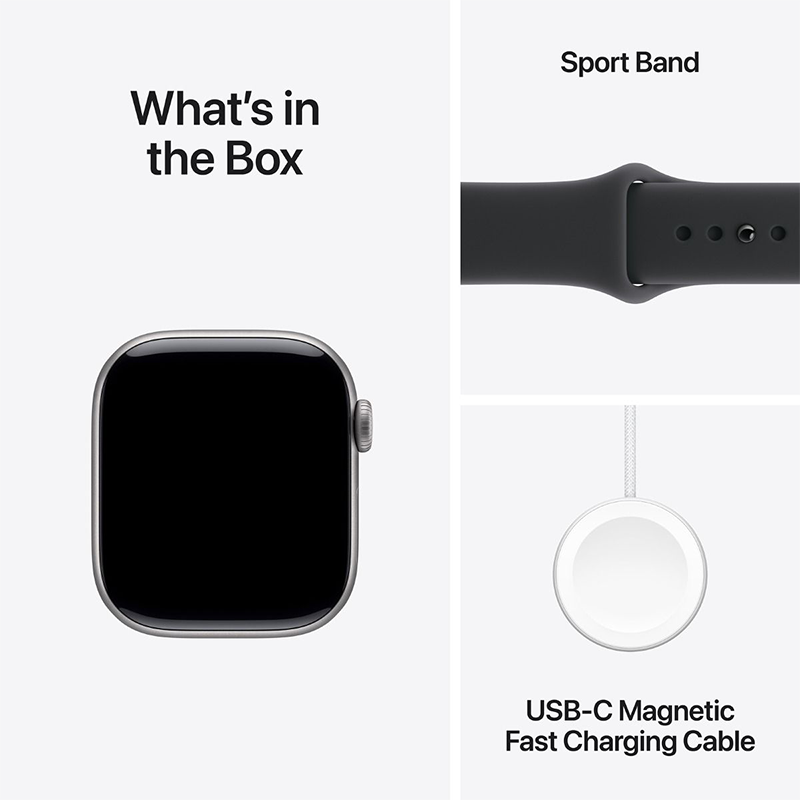 Apple Watch Series 11 GPS & Cellular 46mm - Space Grey - Medium / Large (160 - 210mm) - Space Grey