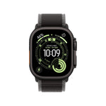Apple Watch Ultra 3 GPS & Cellular 49mm Black Titanium Case with Black / Charcoal Trail Loop - Small / Medium (130
