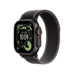 Apple Watch Ultra 3 GPS & Cellular 49mm Black Titanium Case with Black / Charcoal Trail Loop - Small / Medium (130 - 180mm)