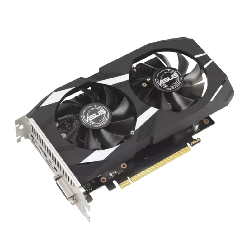 Asus Nvidia GeForce RTX 3050 Dual OC 6G Graphic Card - Black/White