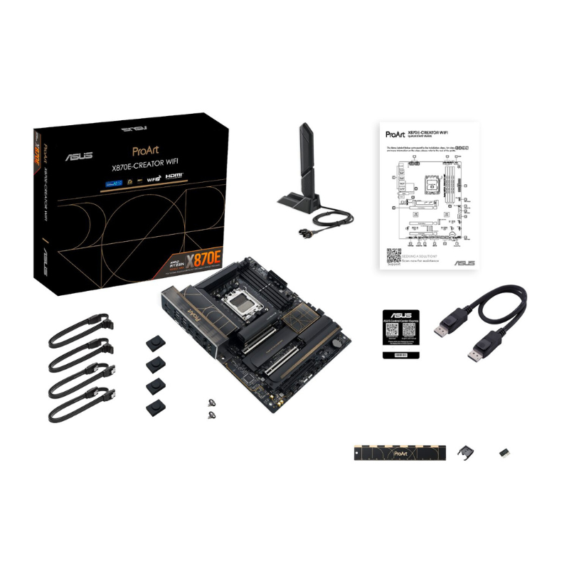 Asus ProArt X870E-Creator WiFi AM5 ATX Motherboard - Black
