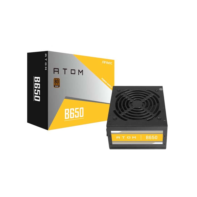 Antec Atom B650 80PLUS Bronze ATX Power Supply - Black