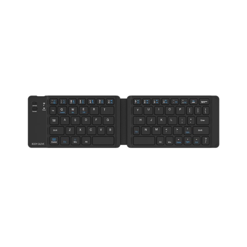 Body Glove Wireless Folding Soft Hinge Bluetooth Keyboard - Black