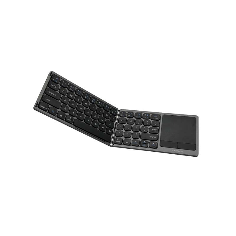 Body Glove Wireless Folding Hinge Keyboard With Touchpad - Black