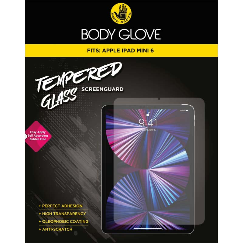 Body Glove Apple iPad Mini 6 Tempered Glass Screen Protector - Clear