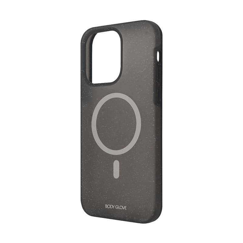 Body Glove Apple iPhone 14 Pro Max Magnetic Glitter Silicone Case - Black