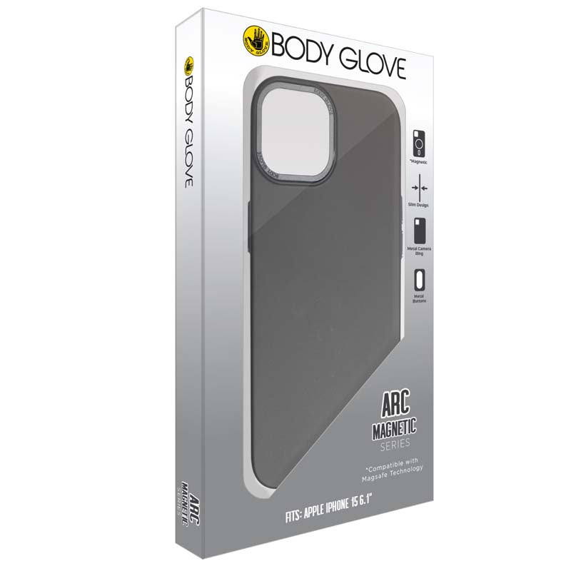 Body Glove Apple iPhone 15 Arc Magnetic Case - Black - Black