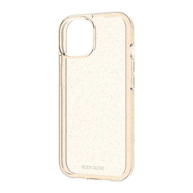 Body Glove Apple iPhone 15 Glitter2 Case - Clear / Rose Gold - Clear / Rose Gold