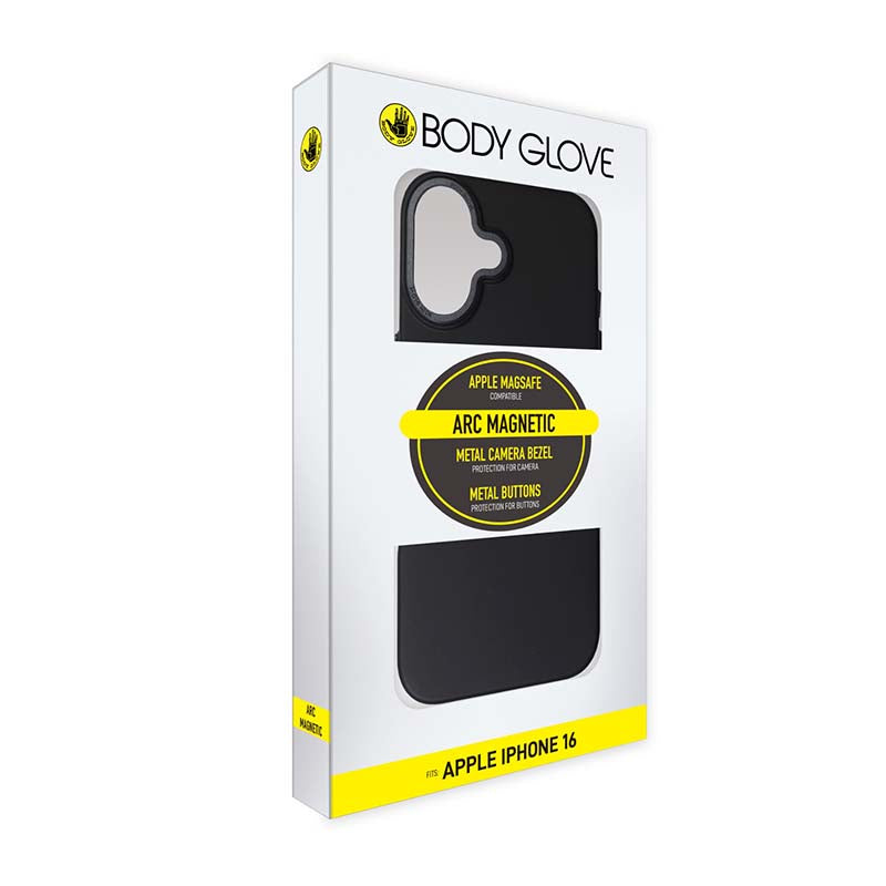Body Glove Apple iPhone 16 Arc Magnetic Case - Black - Black