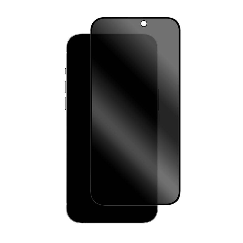 Body Glove Apple iPhone 16 Plus / iPhone 15 Plus Privacy Tempered Glass Screen Protector - Black - Black