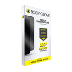 Body Glove Apple iPhone 16 Plus / iPhone 15 Plus Privacy Tempered Glass Screen Protector - Black - Black