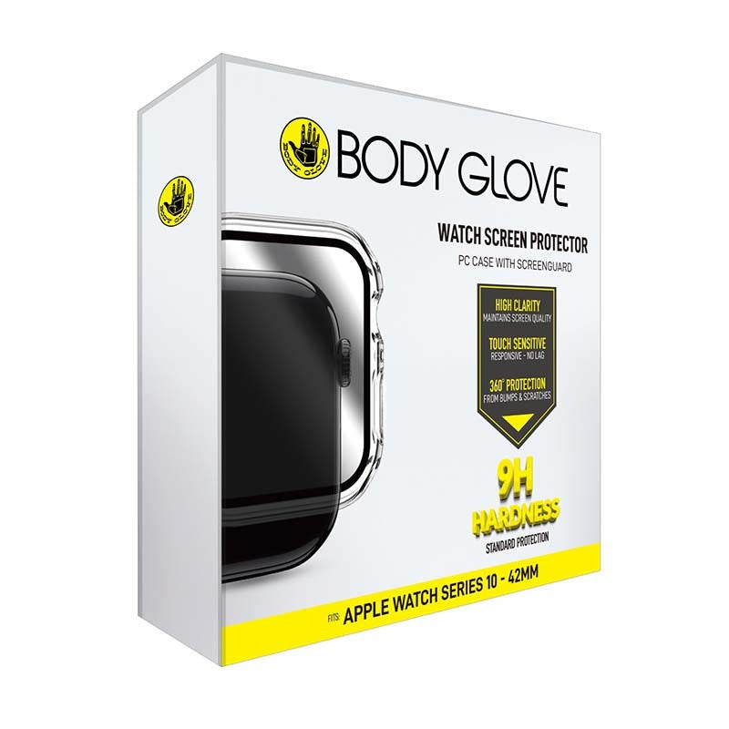 Body Glove Apple Watch 10 42mm PC Case With Screenguard - Clear - Clear