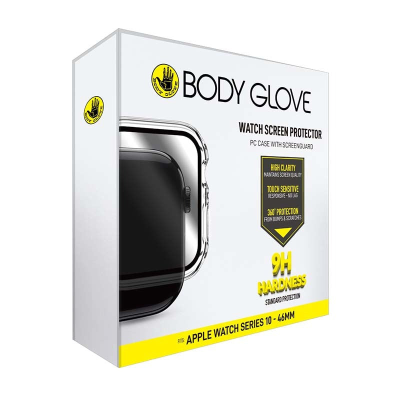 Body Glove Apple Watch 10 46mm PC Case With Screenguard - Clear - Clear