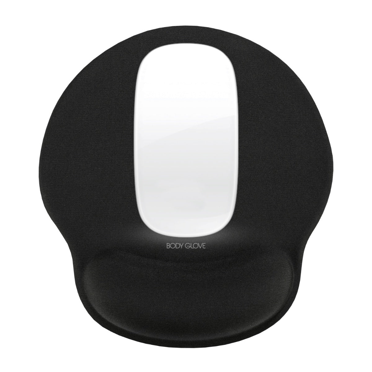 Body Glove Ergonomic Mouse Pad - Black - Black