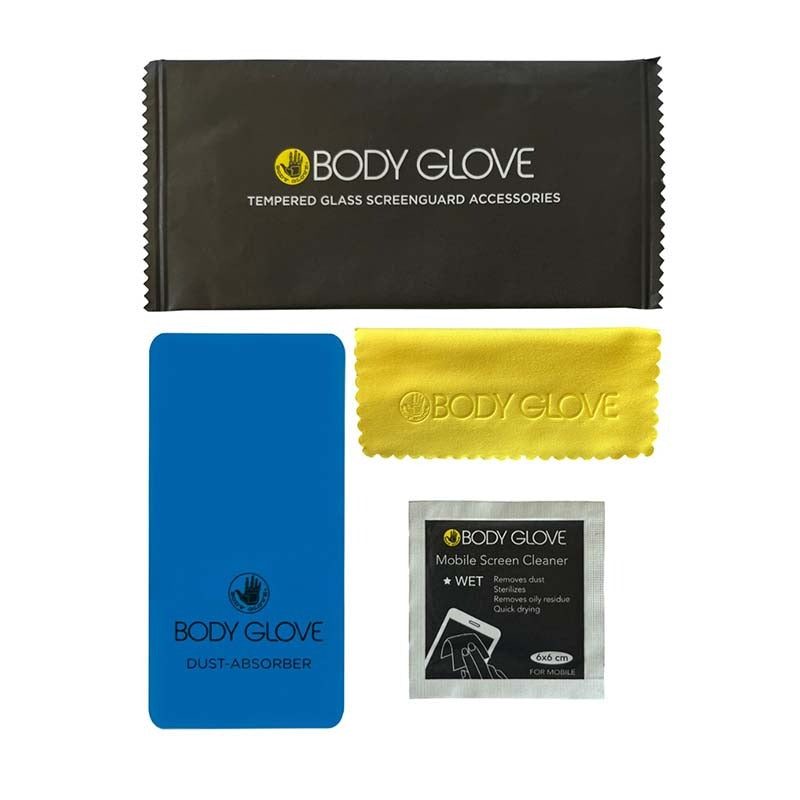 Body Glove Honor 400 Lite Tempered Glass Screen Protector - Black - Clear