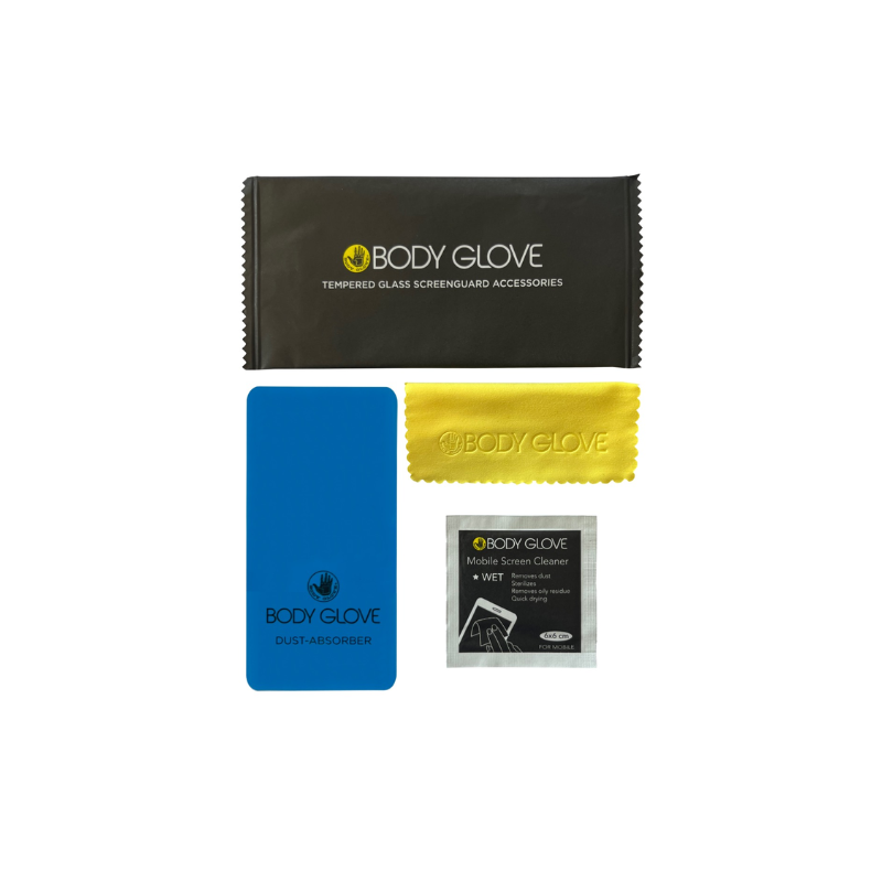 Body Glove iPhone 17 Pro Max Tempered Glass Camera Screen Protector- Black - Black