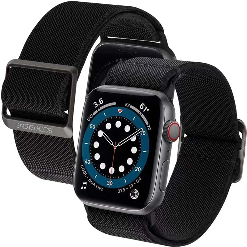 Body Glove Nylon Apple Series Watch Strap 7/8 (44/45/49) - Black
