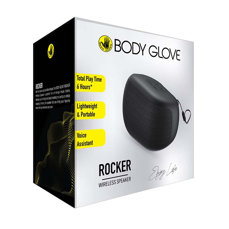 Body Glove Rocker Wireless Speaker - Black - Black