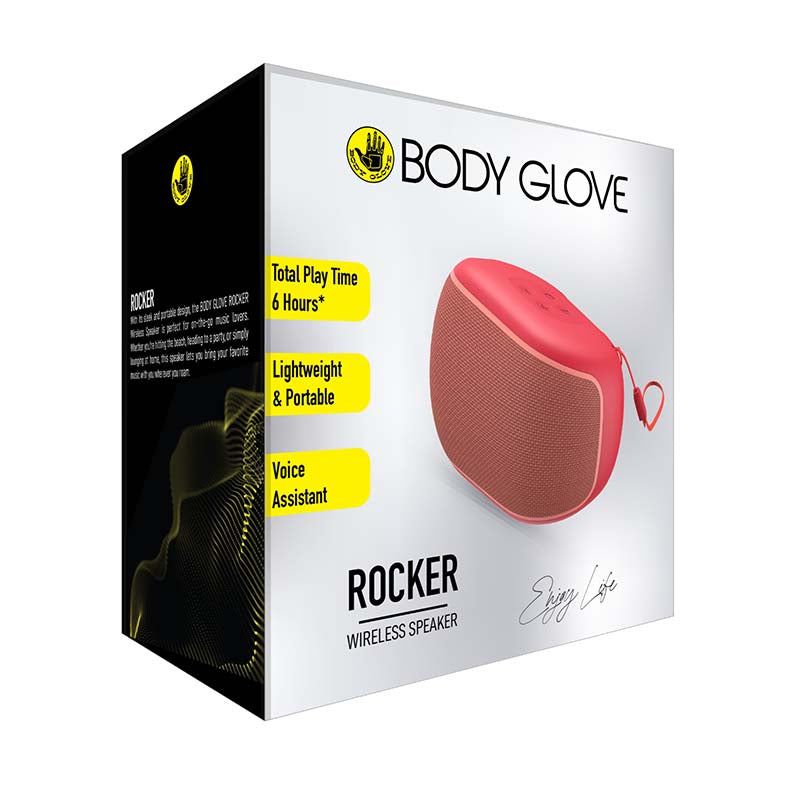 Body Glove Rocker Wireless Speaker - Red - Red