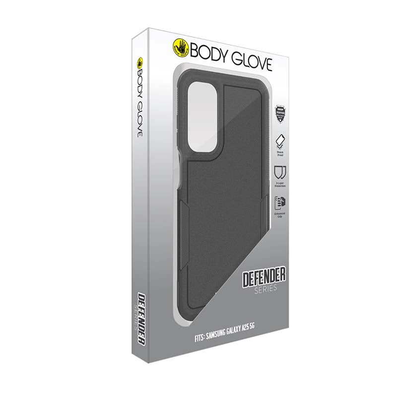 Body Glove Samsung Galaxy A25 5G Defender Case - Black - Black