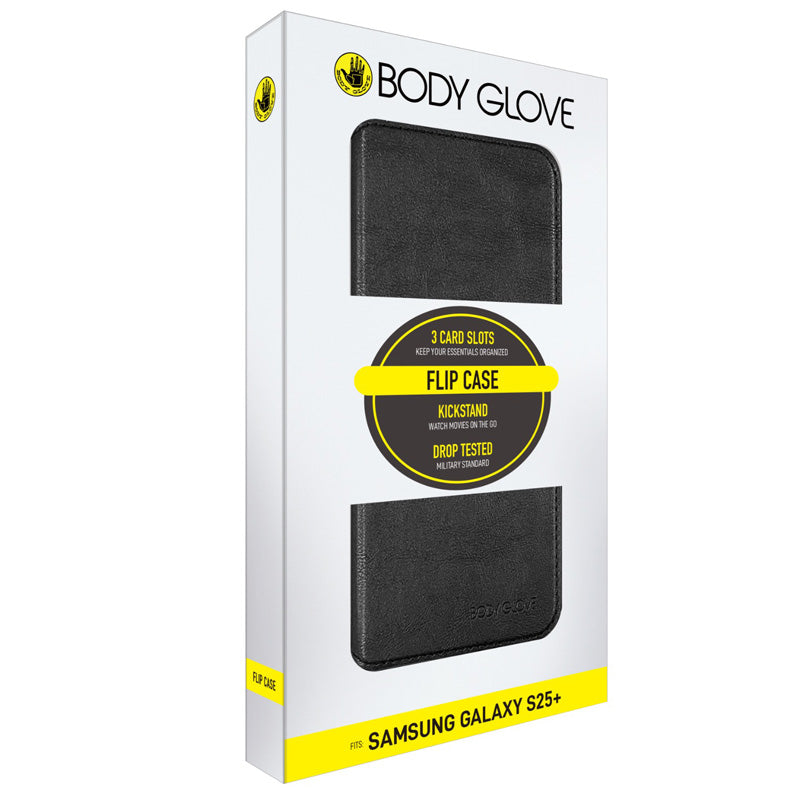 Body Glove Samsung Galaxy S25 Plus Flip Case - Black - Black