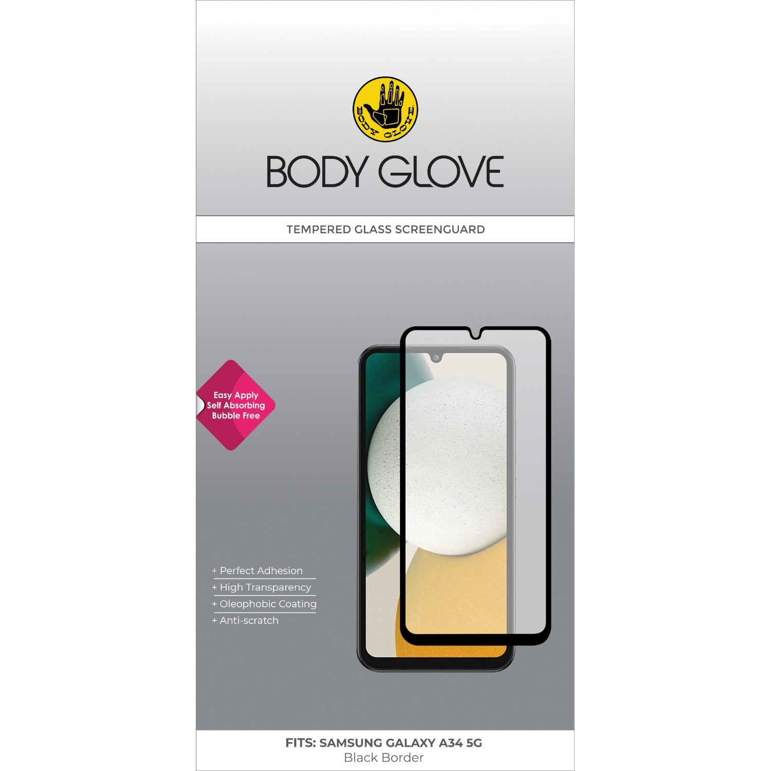 Body Glove Screen Protector for Samsung A34 5G