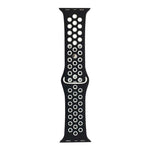 Body Glove Silicone Watch Strap Apple Watch Series 7 / 8 (41mm) - Black / White - Black / White