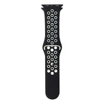 Body Glove Silicone Watch Strap Apple Watch Series 7 / 8 (41mm) - Black / White - Black / White