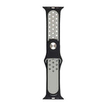 Body Glove Silicone Watch Strap Apple Watch Series 7 / 8 (44mm/45mm/49mm) - Black / Grey - Black/Grey