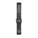 Body Glove Silicone Watch Strap Samsung Galaxy Watch Series 6 / 5/ 4 (40mm) - Black / White - Black / White