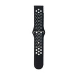 Body Glove Silicone Watch Strap Samsung Galaxy Watch Series 6 /5 / 4 (44mm/45mm) - Black / Grey - Black/Grey