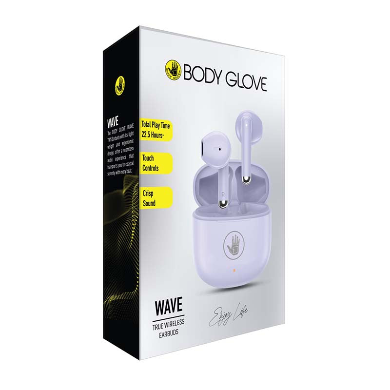 Body Glove Wave True Wireless Earbuds - Purple - Purple