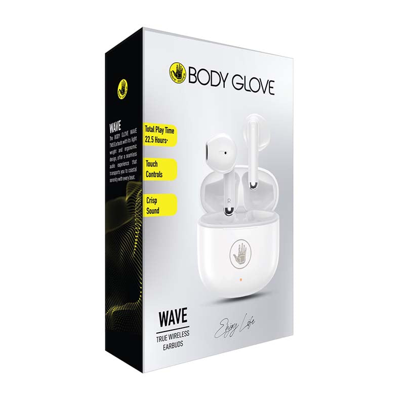 Body Glove Wave True Wireless Earbuds - White - White
